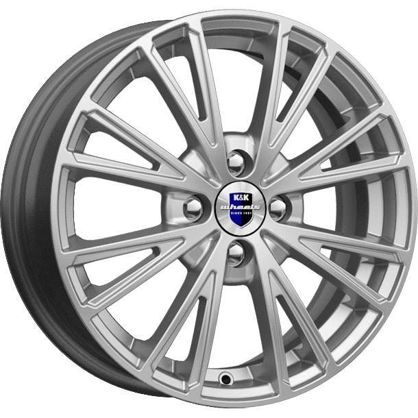 Диск Меандр 6*16 47 4*108 63,35 сильвер К&К (КС879-06) 75478SK