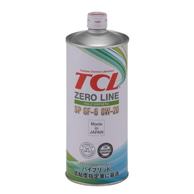 Масло TCL Zero Line Fully Synth, Fuel Economy, SP, GF-6 0W20, 1л