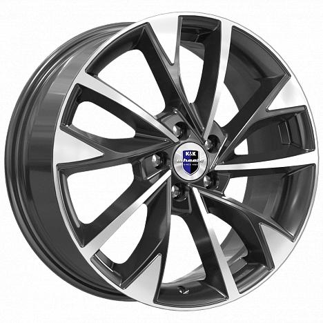 Диск Роквуд 7*17 35 5*108 67,1 алмаз черный К&К (КС900-01) 77058