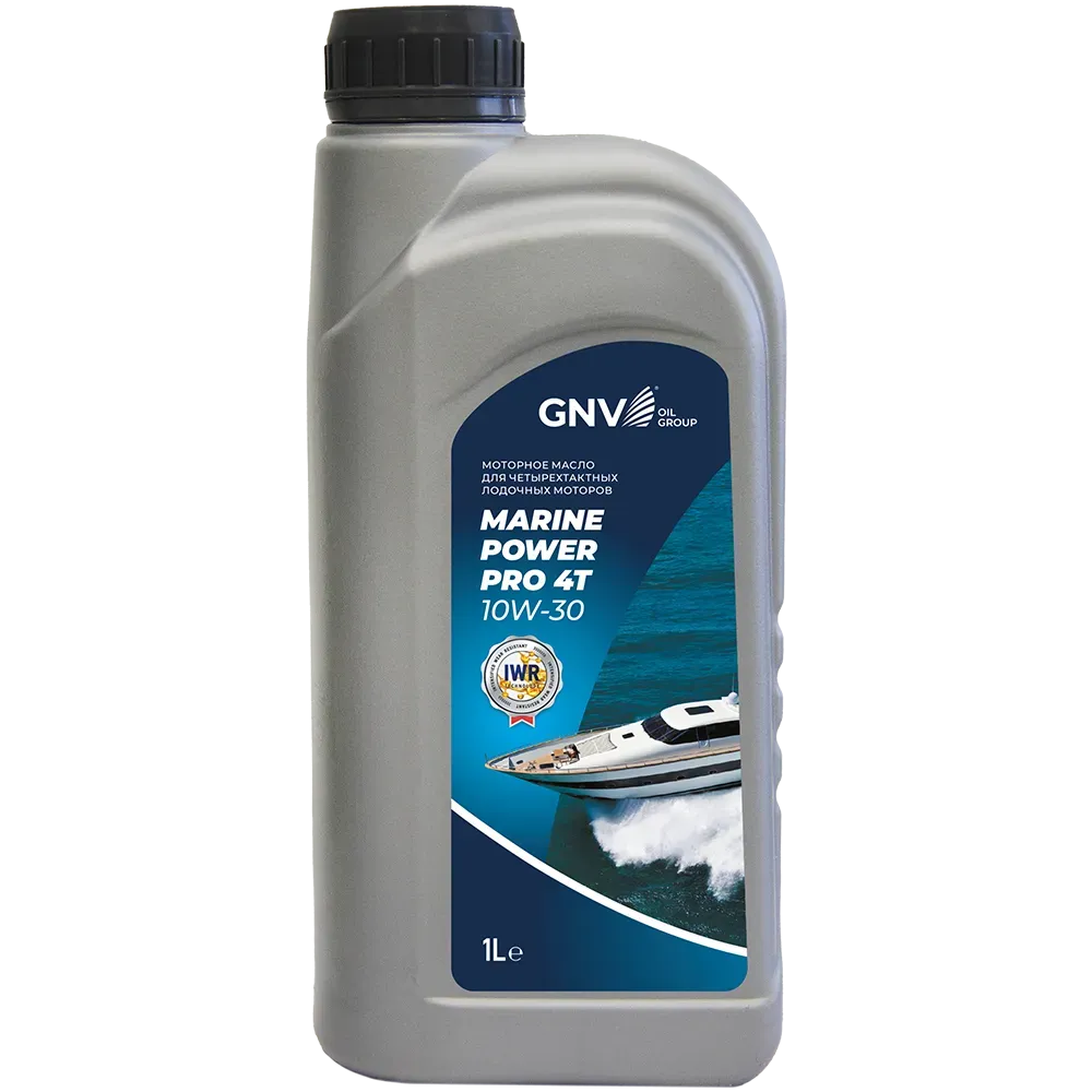 Моторное масло для мототехники GNV Marine Power Pro 4T 10W30 МИНЕР 1 л.