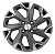 Диск KHW1402 (14_ZV Solaris/Rio ) 5,5*14 43 4*100 67,1 GRAY-FP KHOMEN Wheels KHW104129