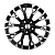 Диск KHW1718 (17_Toyota RAV4/ Lexus NX) 7*17 35 5*114,3 60,1 BLACK-FP KHOMEN Wheels KHW110857