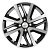 Диск KHW1609 (16_Stepway) 6*16 37 4*100 60,1 BLACK-FP KHOMEN Wheels KHW101916