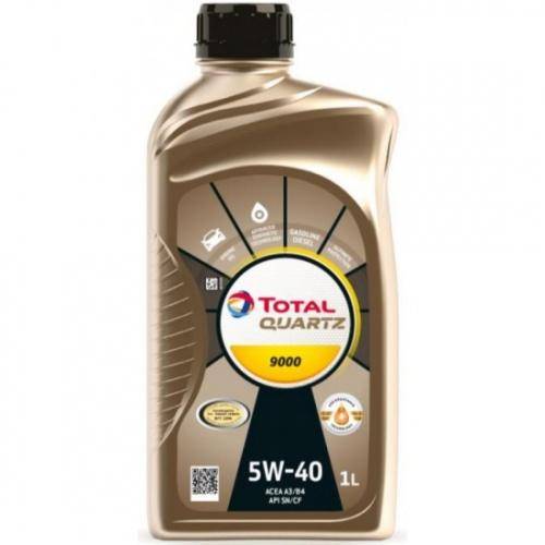 Масло Total QUARTZ 9000 5W40 1л TOT C RU для 4-х такт.двиг